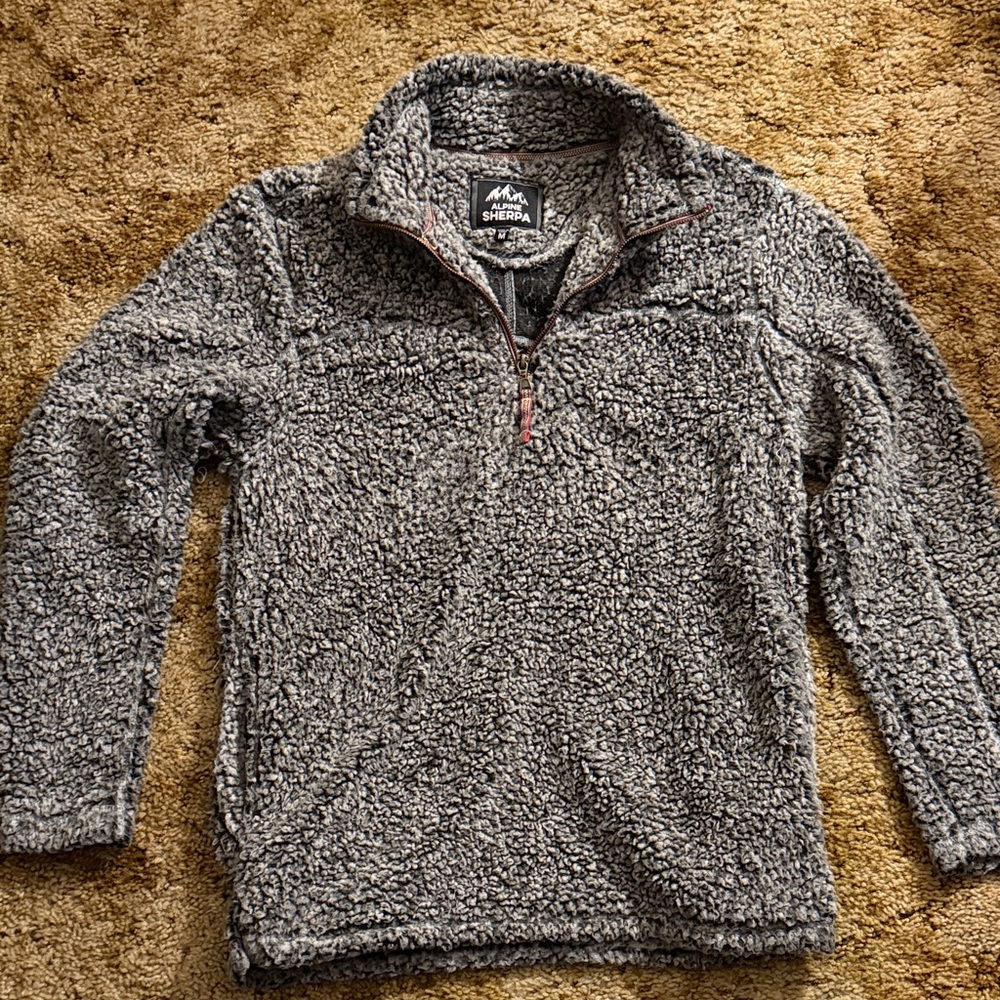Sherpa Women's Gray Fleece Jacket